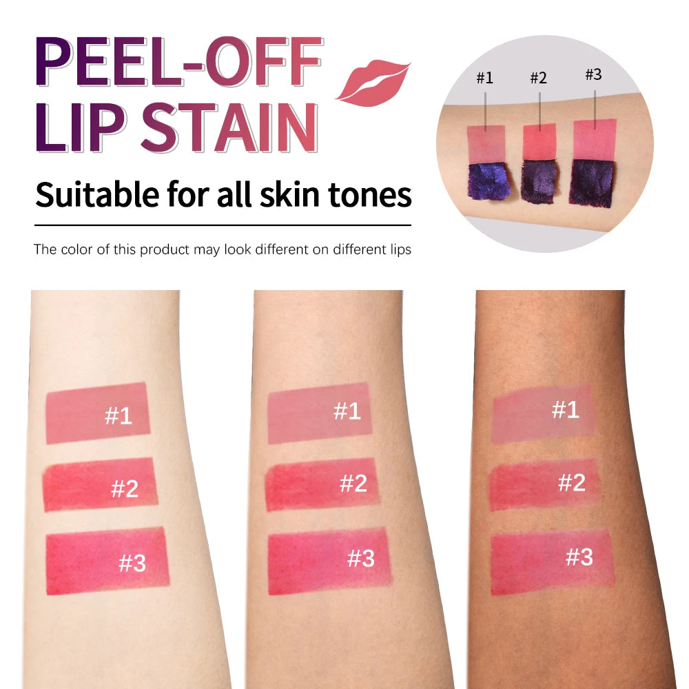 Waterproof Peel-Off Matte Lip Stain Tint