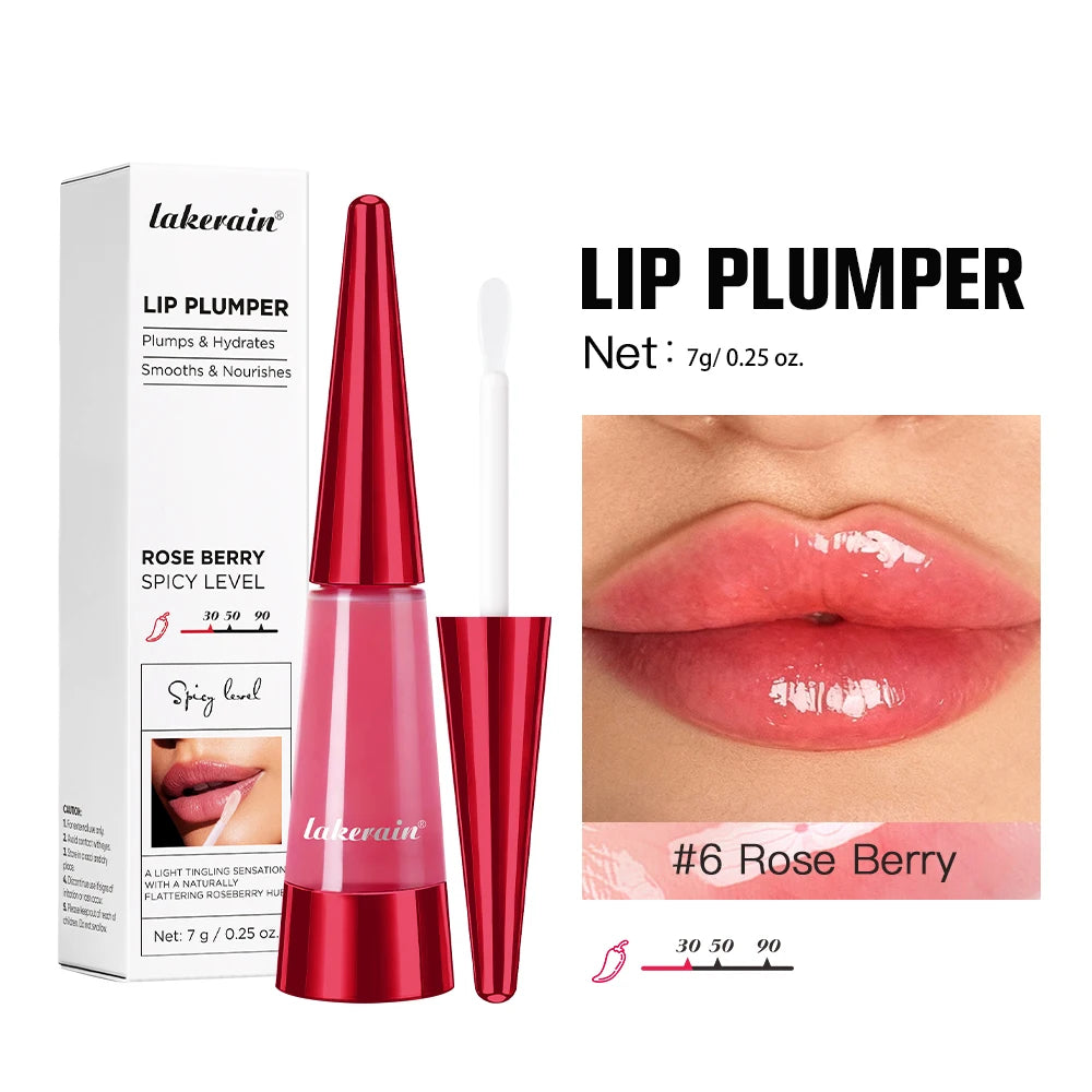 Instant Hydrating Lip Plumper Gloss for Fuller Looking Lips