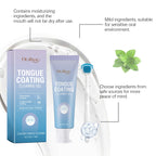 Tongue Cleaning Gel and Scraper Brush Kit for Fresh Breath
