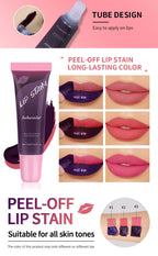 Waterproof Peel-Off Matte Lip Stain Tint