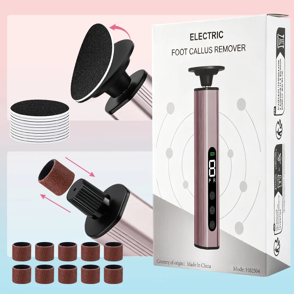 Electric Callus Remover and Manicure Foot File Tool