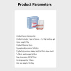 Temporary Cosmetic Denture Set for Instant Smile Restoration
