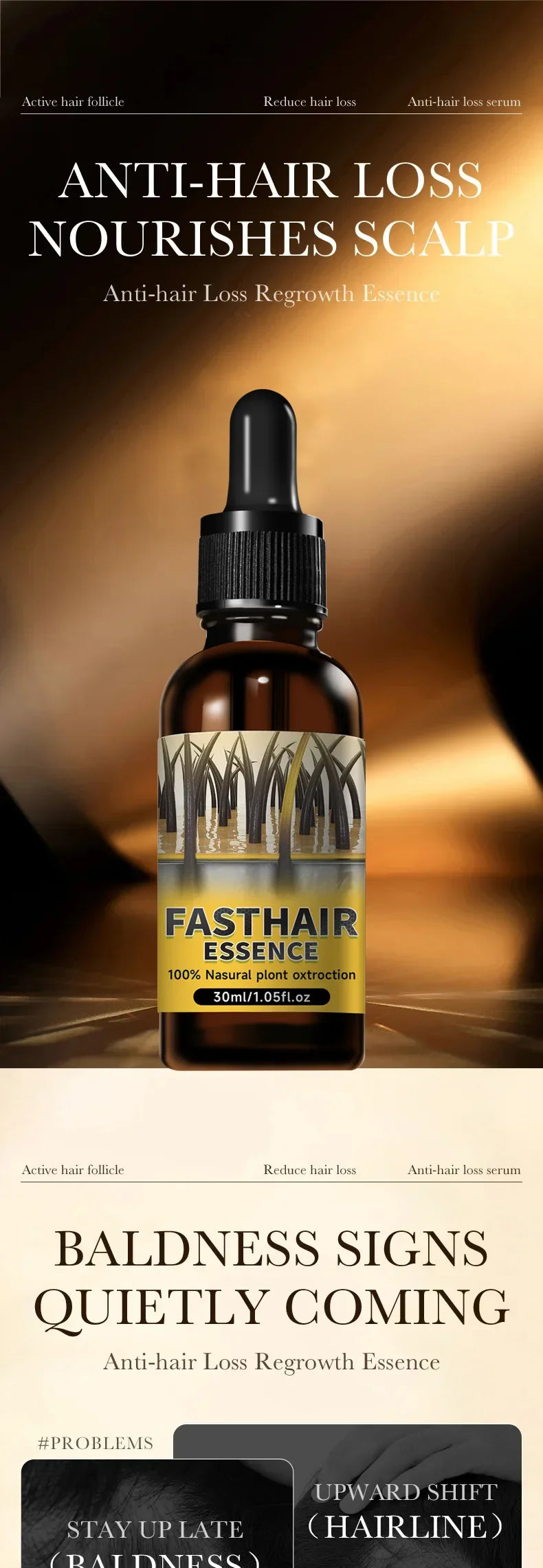 Fast-Acting Hair Growth Scalp Treatment Serum