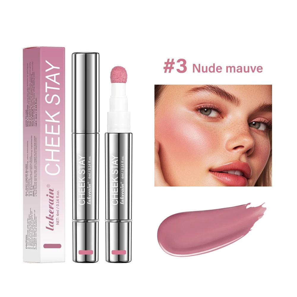 Liquid Blush Stick with Sponge Tip for Cheeks