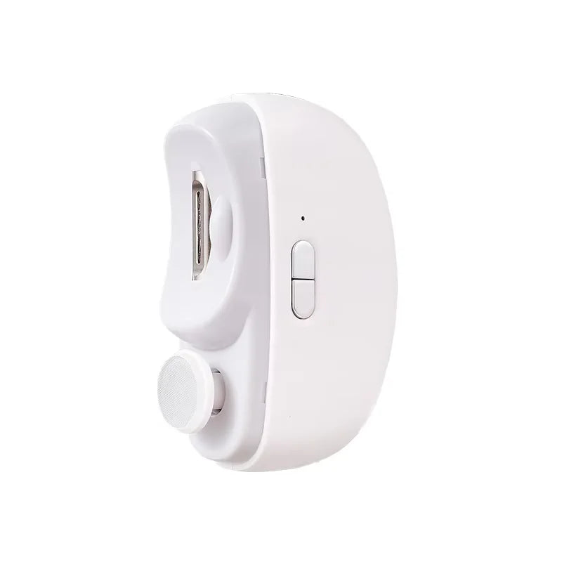 Electric Automatic Nail Clipper and Polisher with LED Light