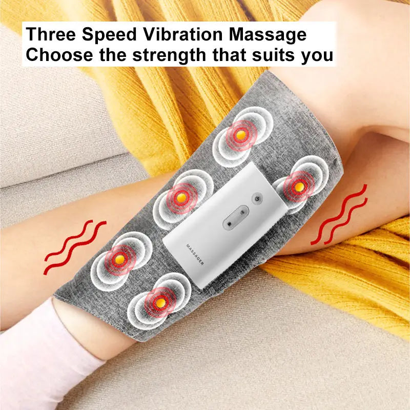 Cordless Air Compression Leg and Calf Massager for Muscle Recovery