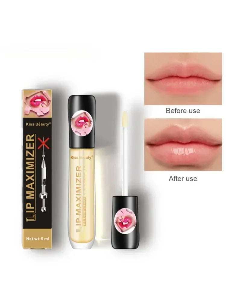 Instant Volumizing Lip Plumper Serum for Fuller Hydrated Lips