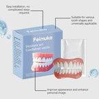 Temporary Cosmetic Denture Set for Instant Smile Restoration