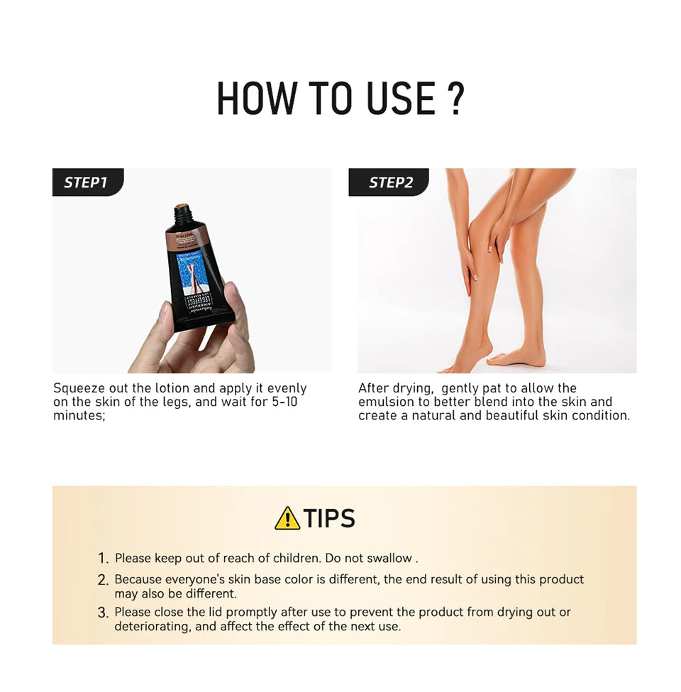 Waterproof Flawless Leg Makeup Foundation