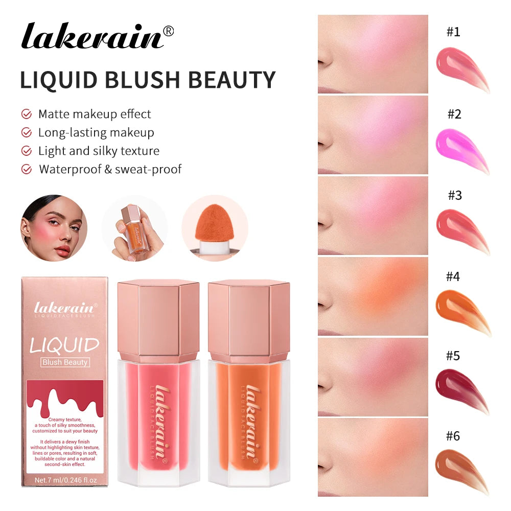Waterproof Matte Liquid Face Blush
