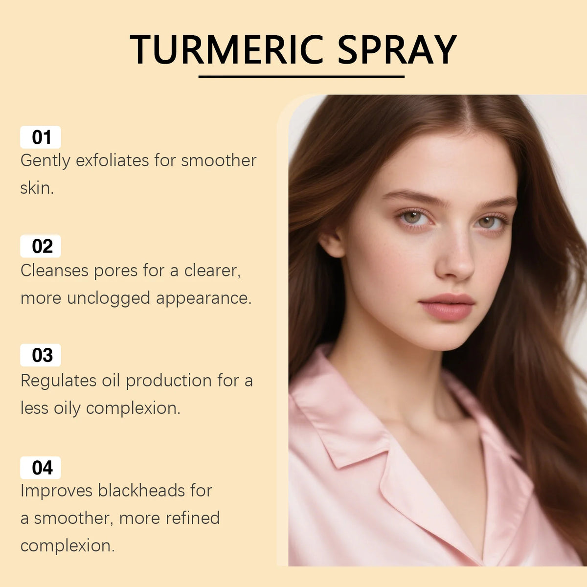 Kojic Acid Turmeric Exfoliating Facial Mist for Brightening Skin