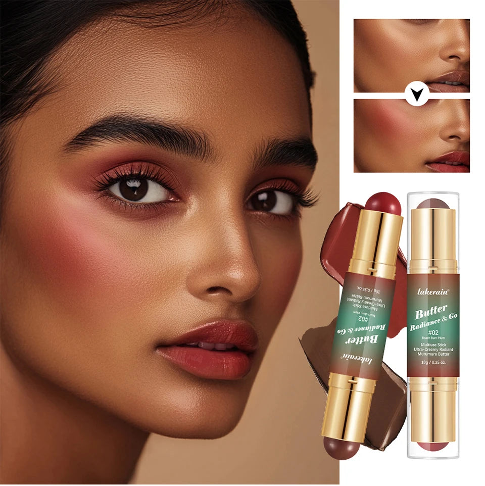 Dual-Ended Cream Blush and Bronzer Makeup Stick