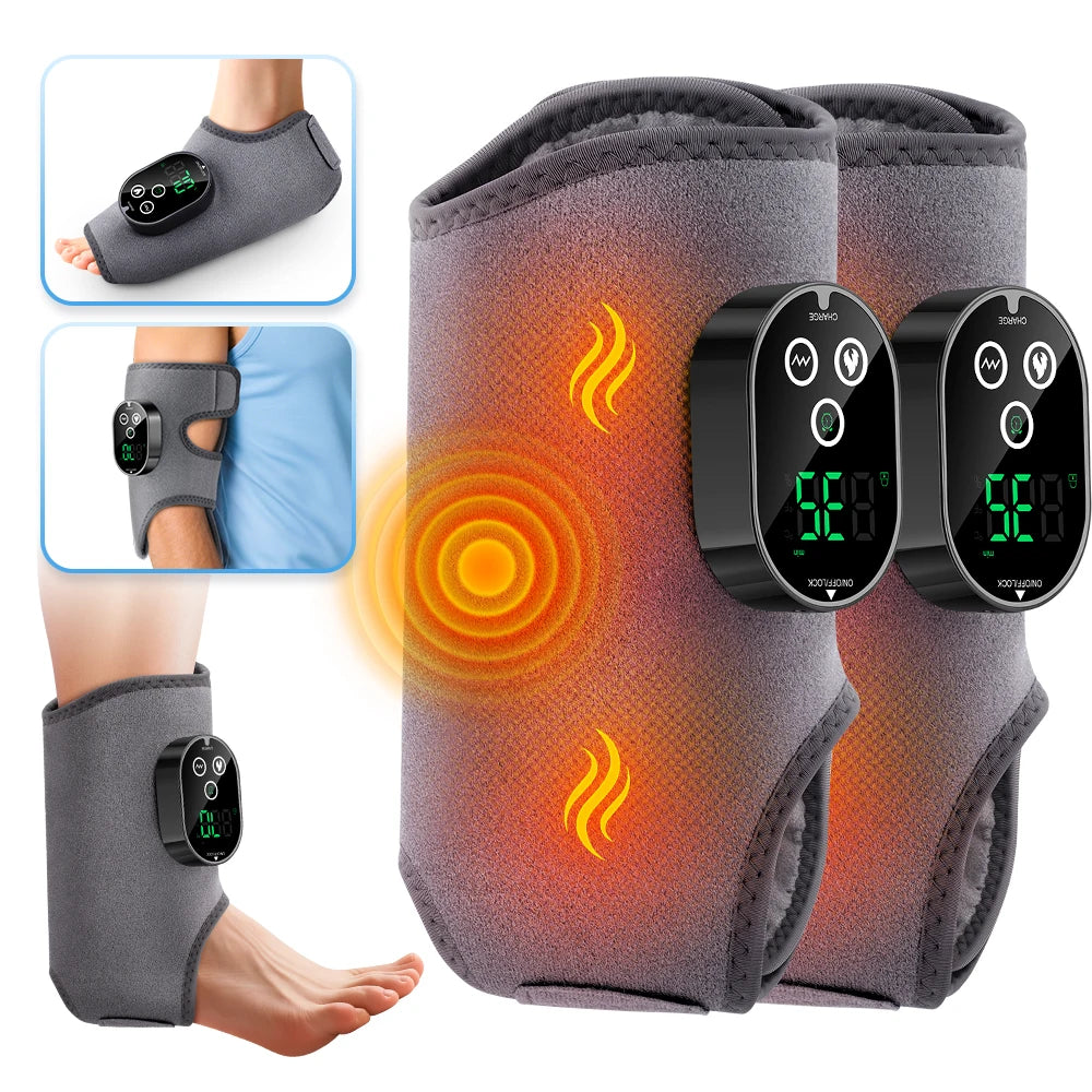 Heated Vibration Ankle and Calf Massage Wrap - 20