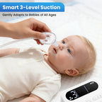 Electric Baby Nasal Aspirator with Music and Adjustable Suction