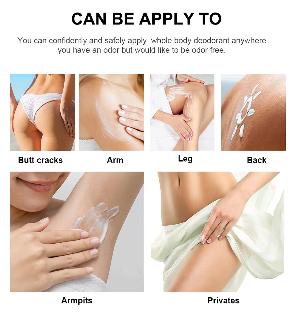 72-Hour Invisible Whole Body Deodorant Cream - 12