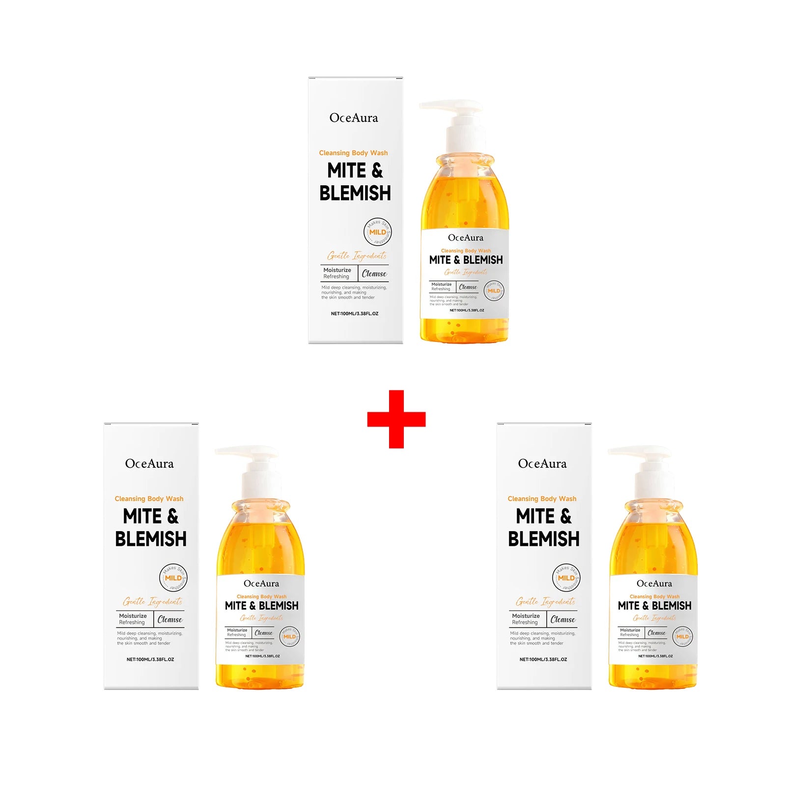 Anti-Mite and Acne Control Cleansing Body Wash - 15