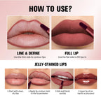 Waterproof Sculpting Ballpoint Felt Tip Lip Liner Stain