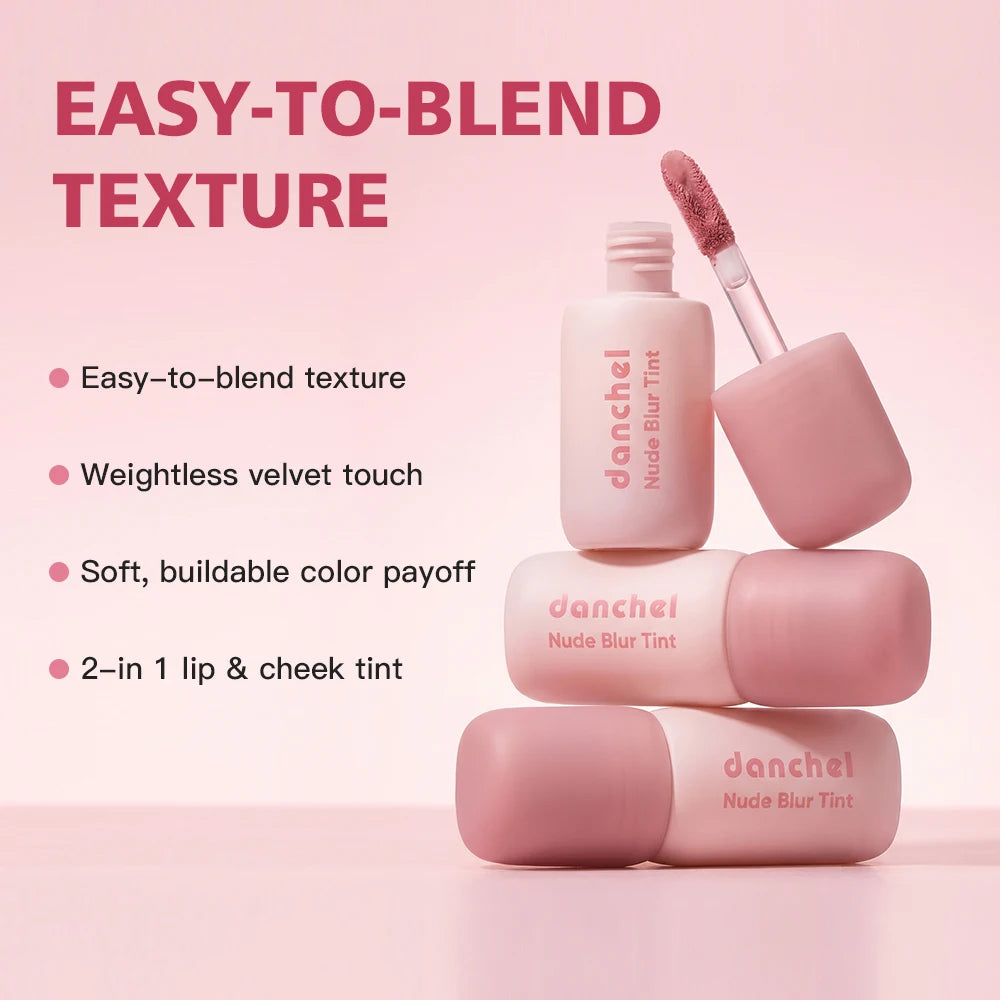 Velvet Matte 2-in-1 Lip and Cheek Tint for Soft Natural Finish
