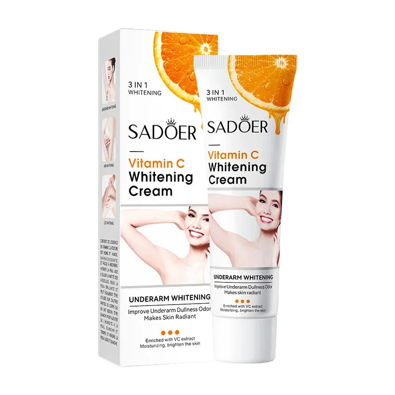 Vitamin C Brightening Cream for Dark Spots and Underarms