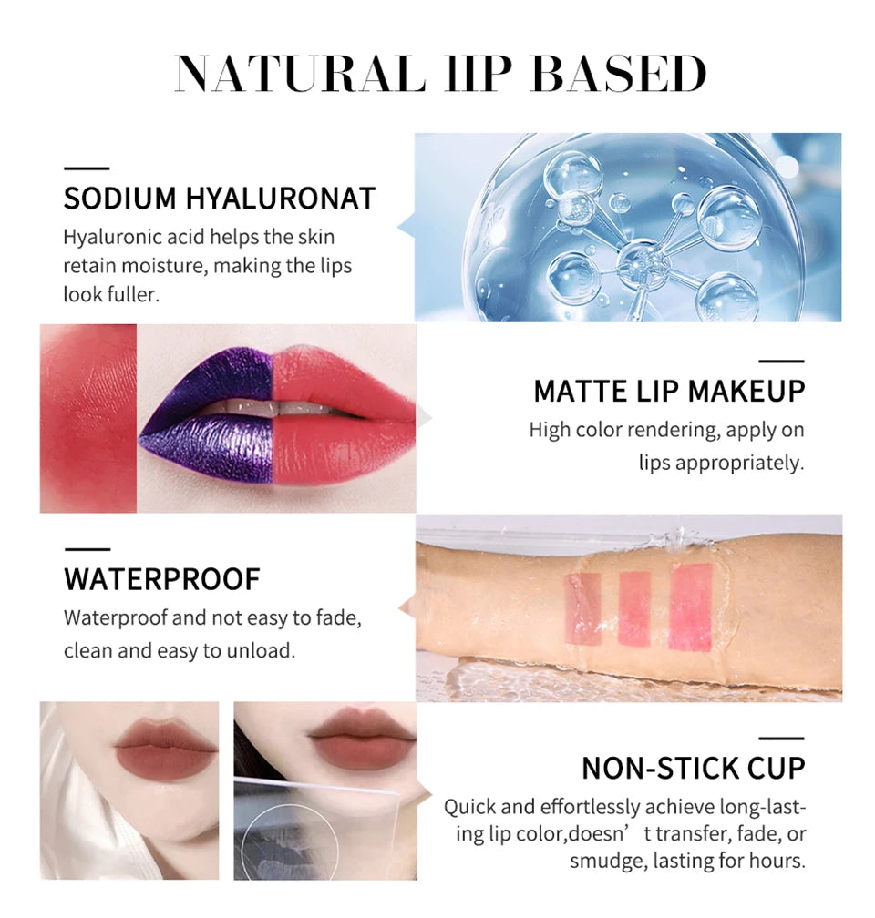Waterproof Peel-Off Matte Lip Stain