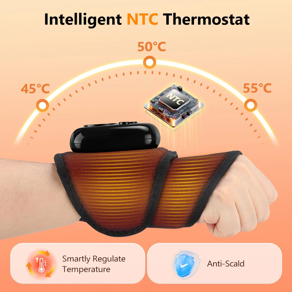 Heated Air Compression Wrist Massager