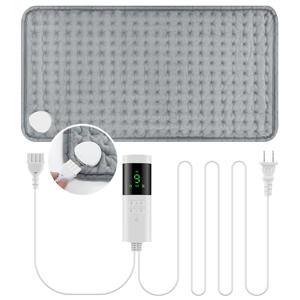 Electric Heating Pad for Back and Neck Pain Relief