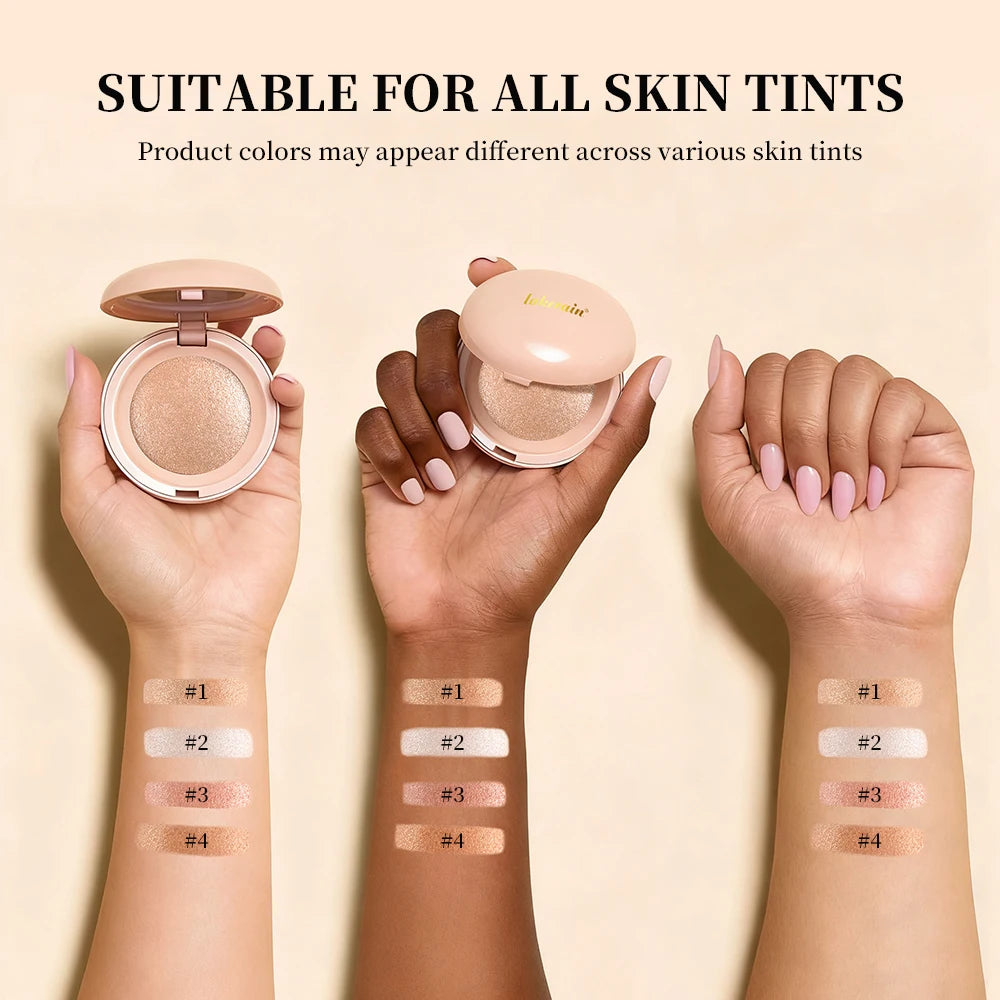 Silken Touch Shimmer Highlighter Powder for Radiant Glow