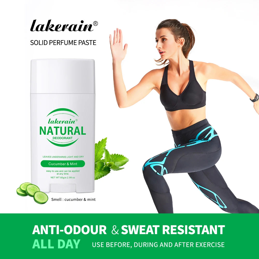 Long-Lasting Natural Solid Deodorant Stick