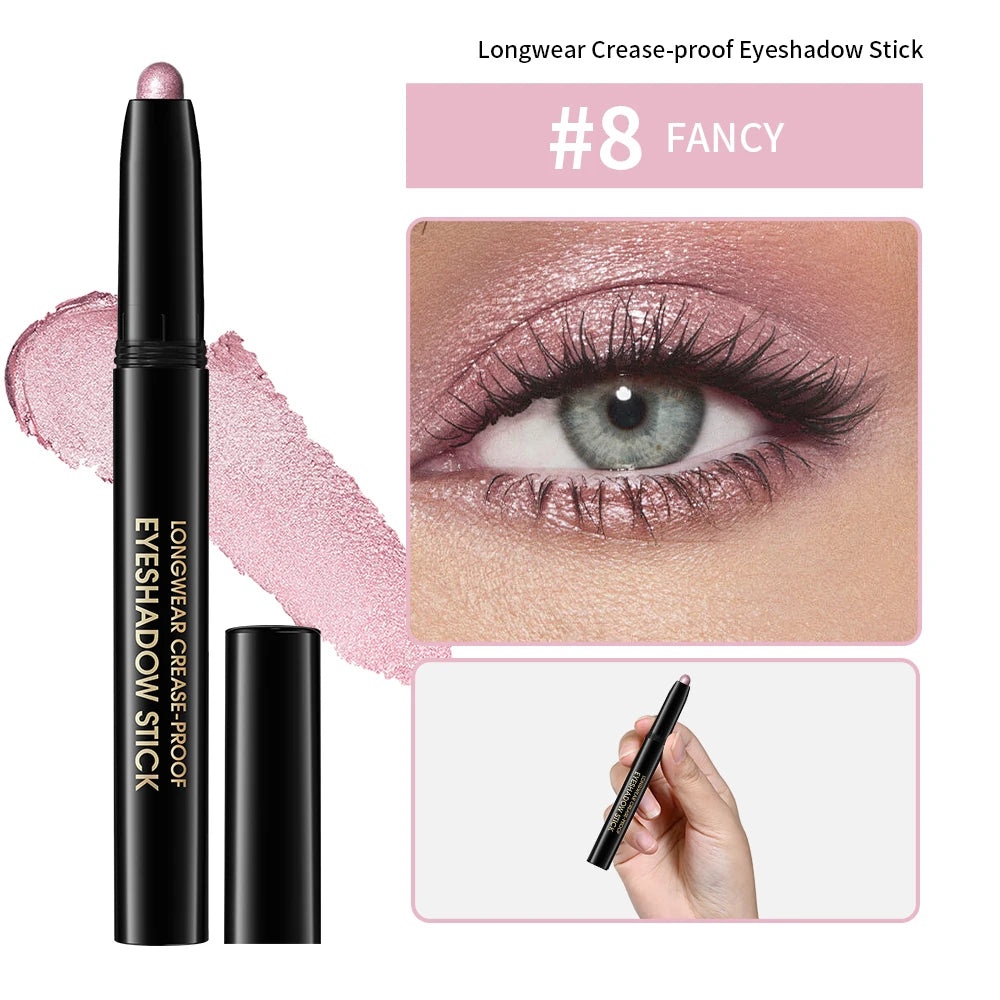 Waterproof Shimmer Pearlescent Eyeliner and Eye Brightener Pencil
