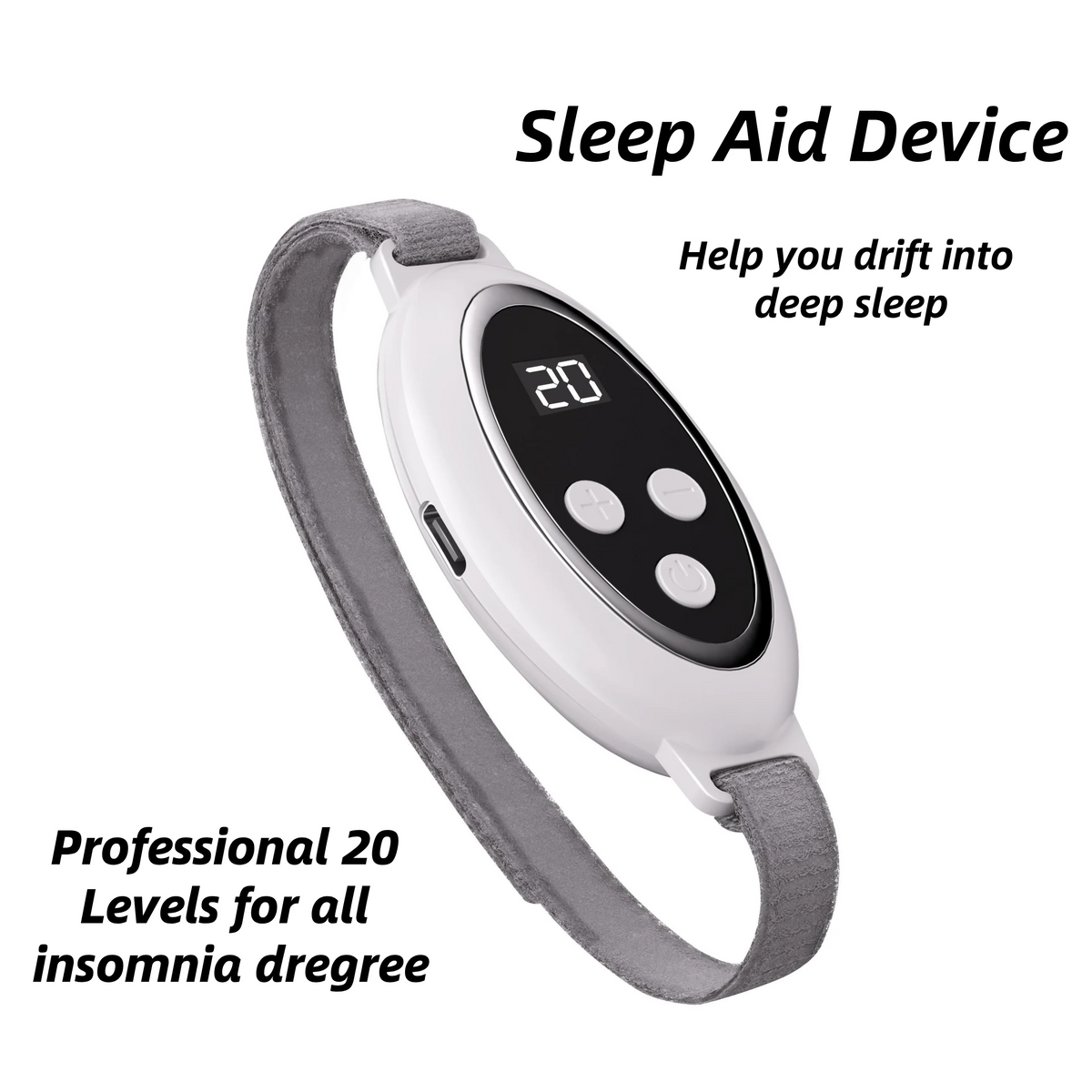 Microcurrent Sleep Aid and Anxiety Relief Device