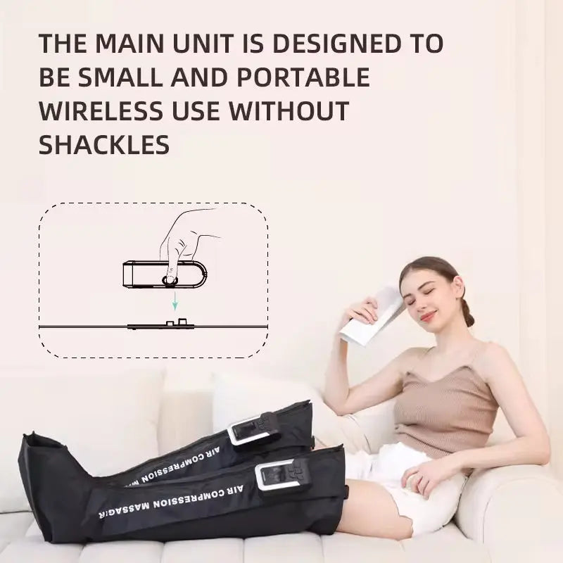 Full Leg Air Compression Massager for Recovery and Circulation