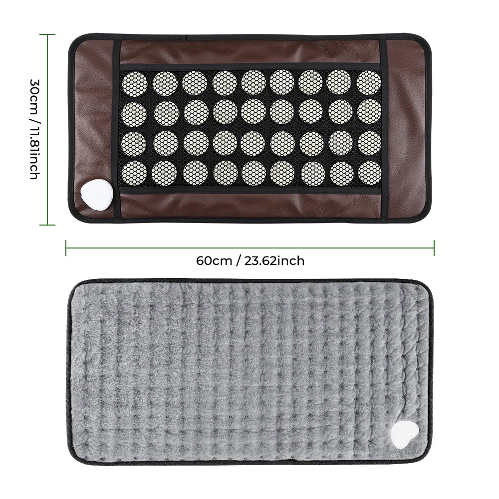 Natural Jade Stone Heating Pad for Pain Relief and Relaxation - 18