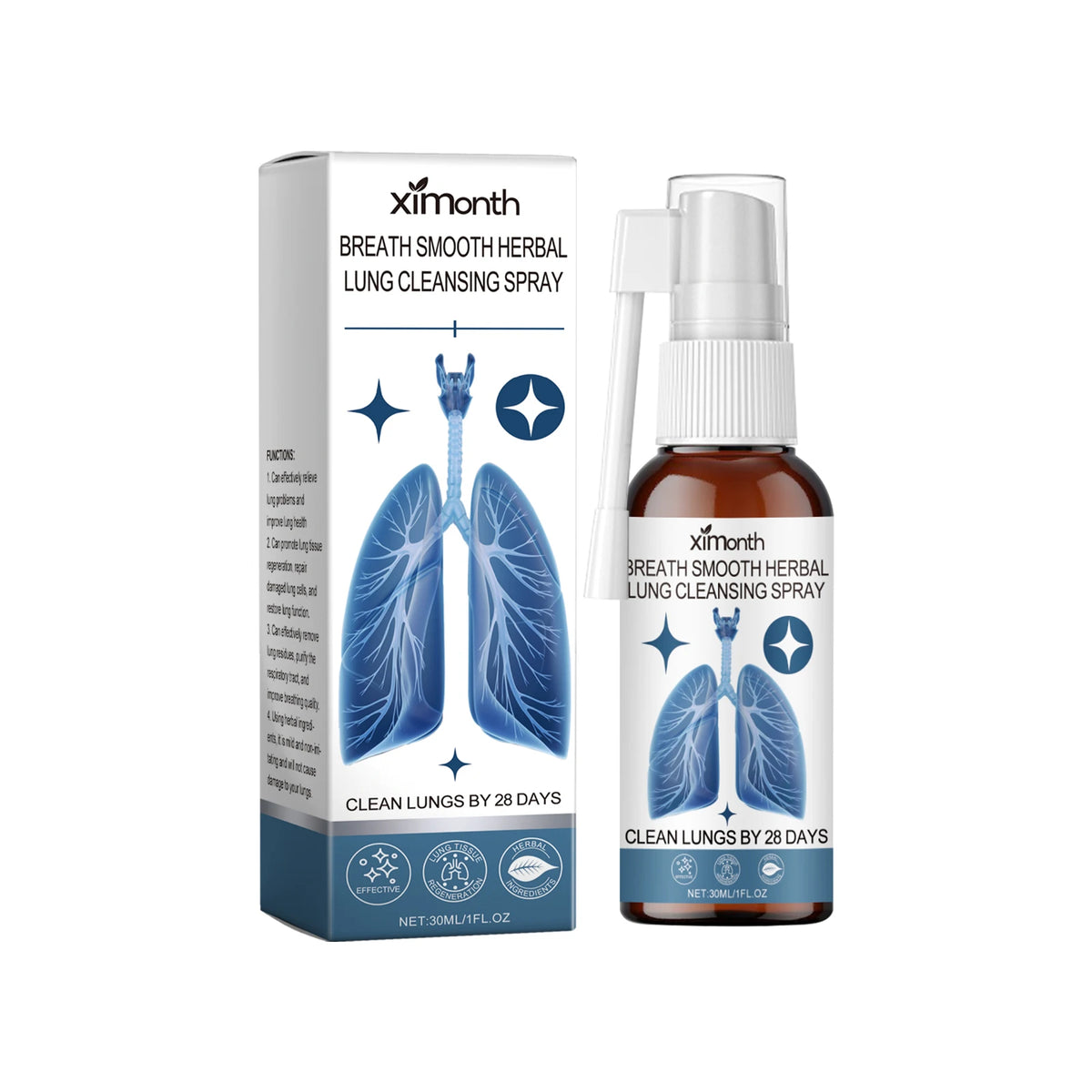 Herbal Lung Cleansing and Throat Soothing Spray