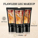 Waterproof Leg Foundation and Body Makeup with Application Glove
