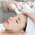 Ultrasonic Facial Skin Scrubber and Pore Cleaner Spatula