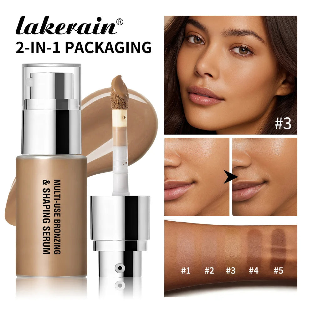 Multi-Use Hydrating Bronzing and Contouring Shaping Serum - 1
