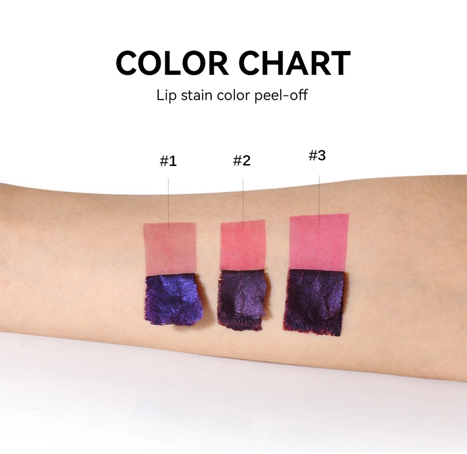 Waterproof Peel-Off Lip Stain Matte Tint - 10
