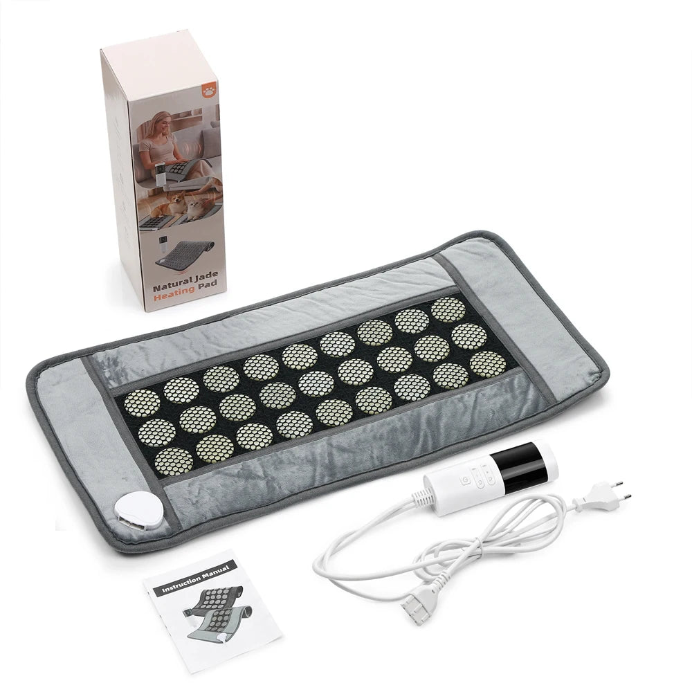 Double-Sided Natural Jade Stone Electric Heating Pad