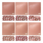 Spherical Shimmer Powder Blush Beads with Applicator