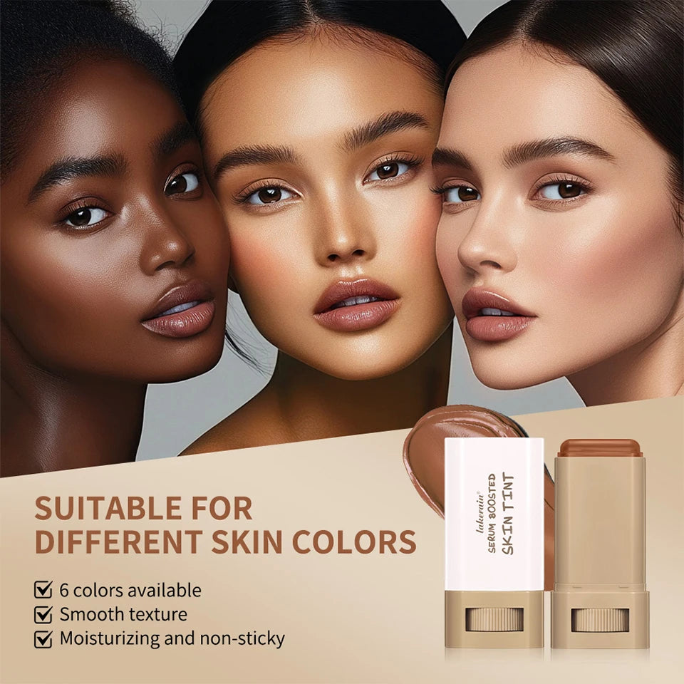 Matte Foundation Stick with Built-in Blending Brush