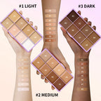 8-Shade Full Coverage Cream Concealer and Contour Palette