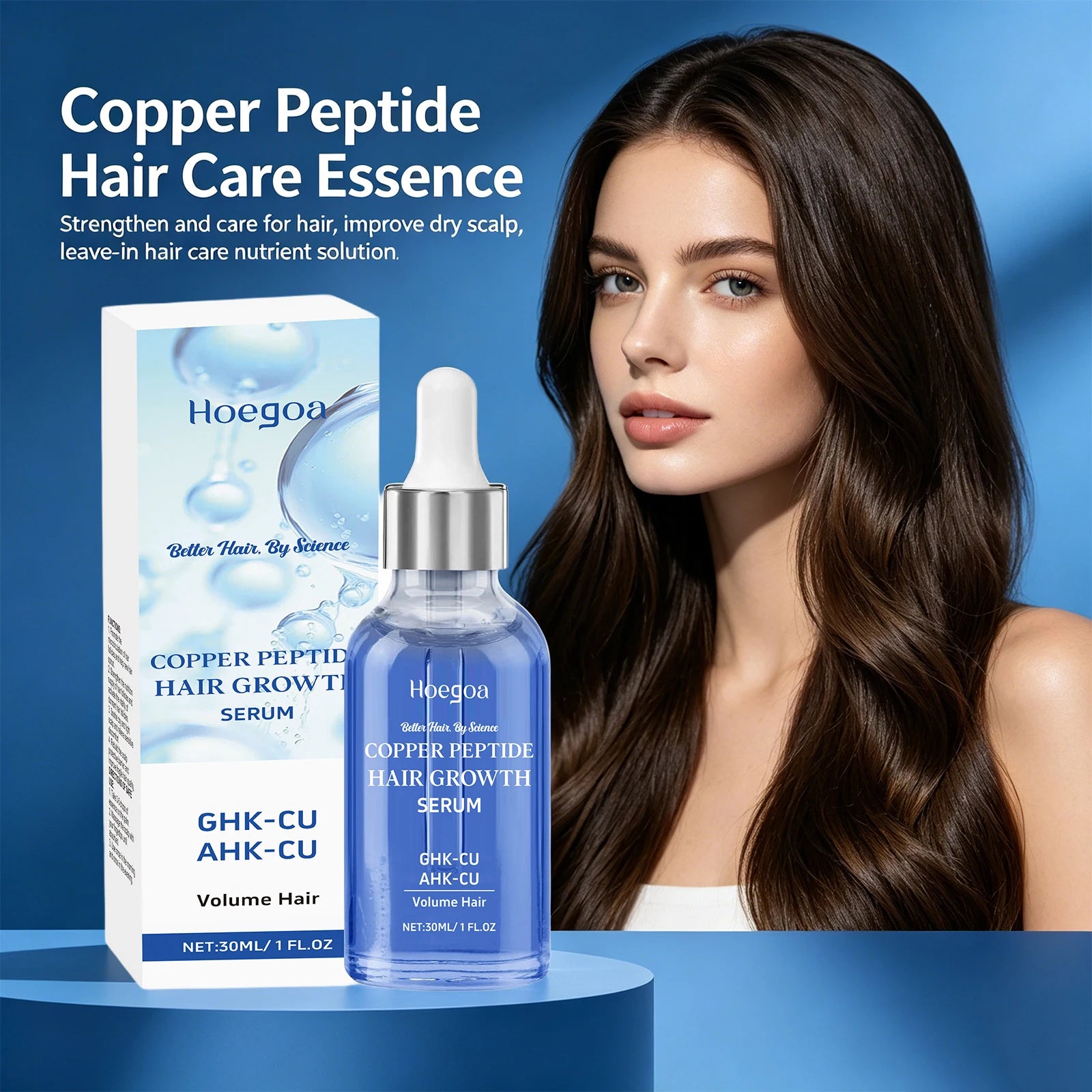 Copper Peptide Hair Growth Serum for Damaged Hair - 2