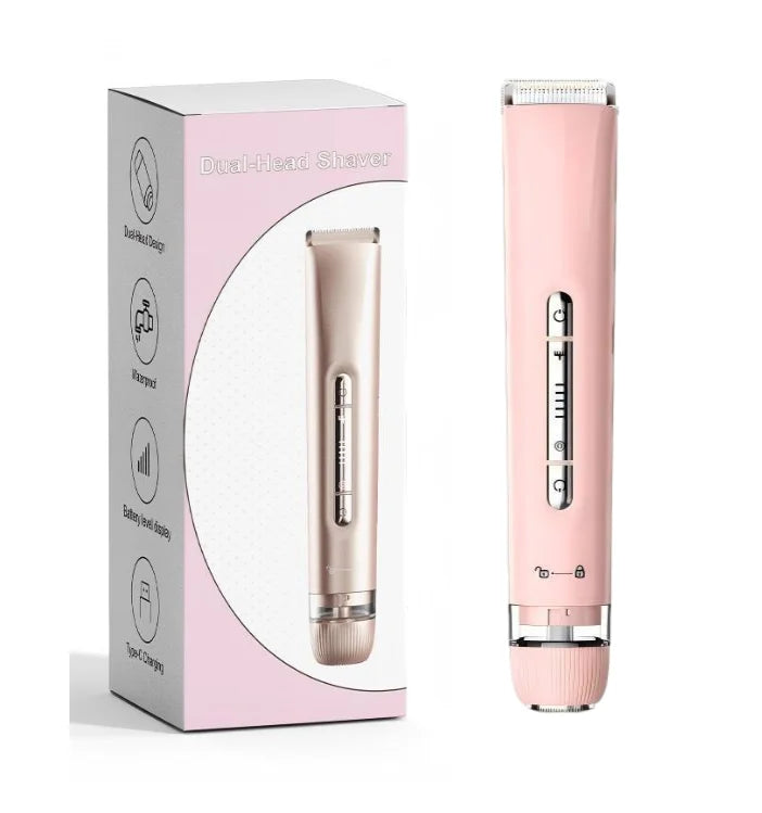 Waterproof 2-in-1 Electric Bikini Trimmer and Body Shaver