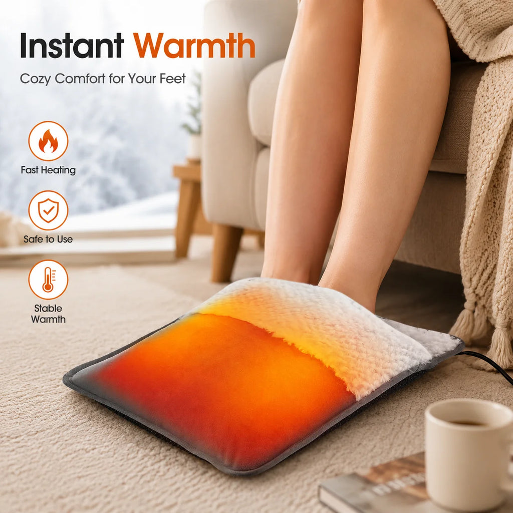 USB Electric Heated Foot Warmer for Home and Office