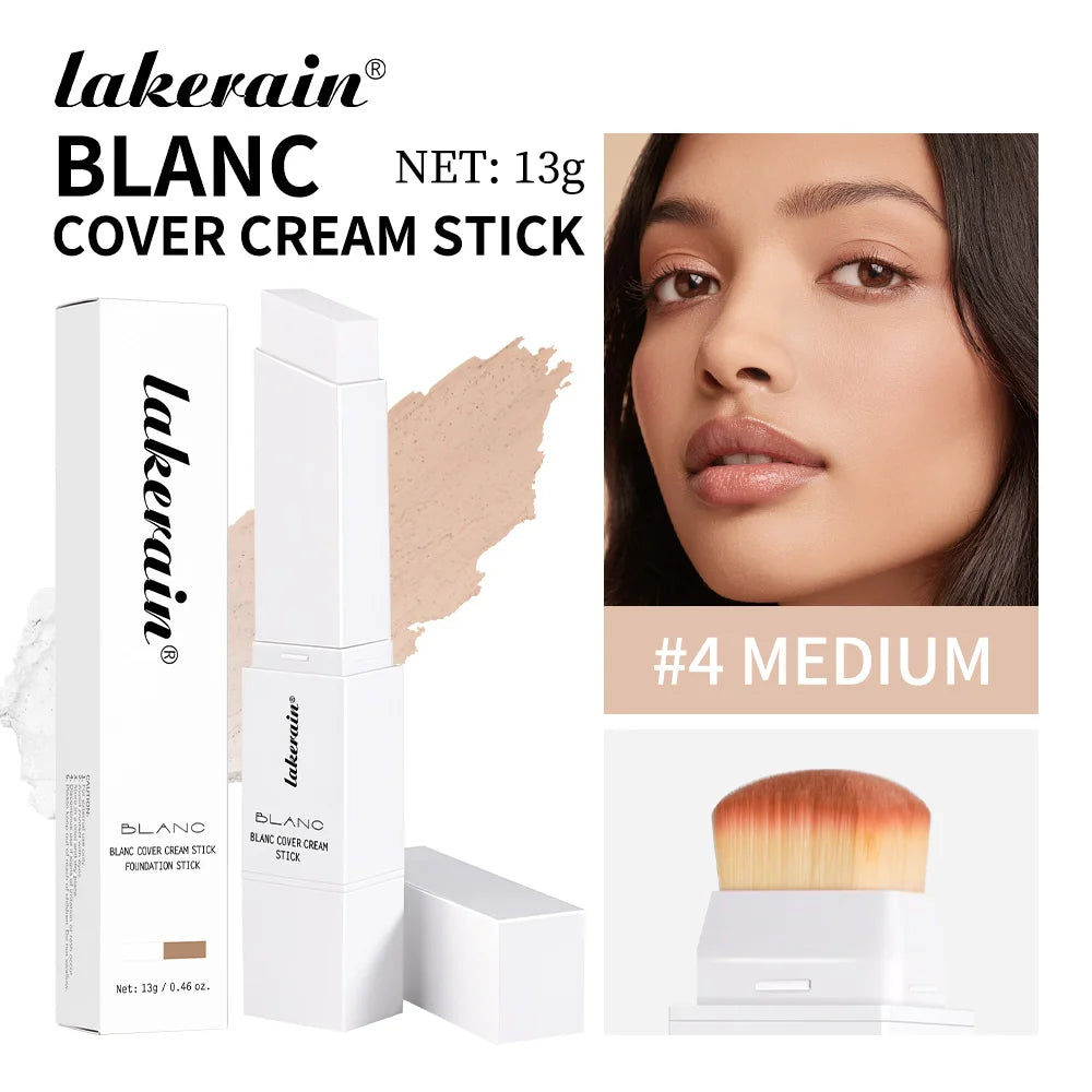 Color-Changing Foundation Stick with Built-in Brush