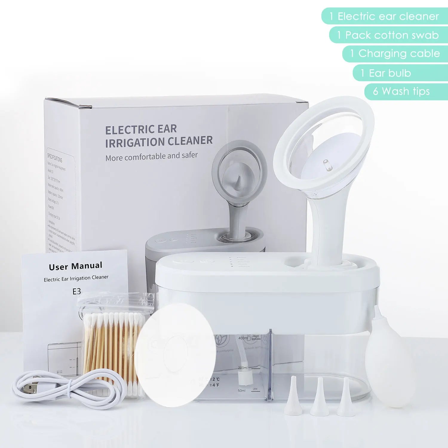 Electric Ear Wax Removal Irrigation System with 4 Modes - 15