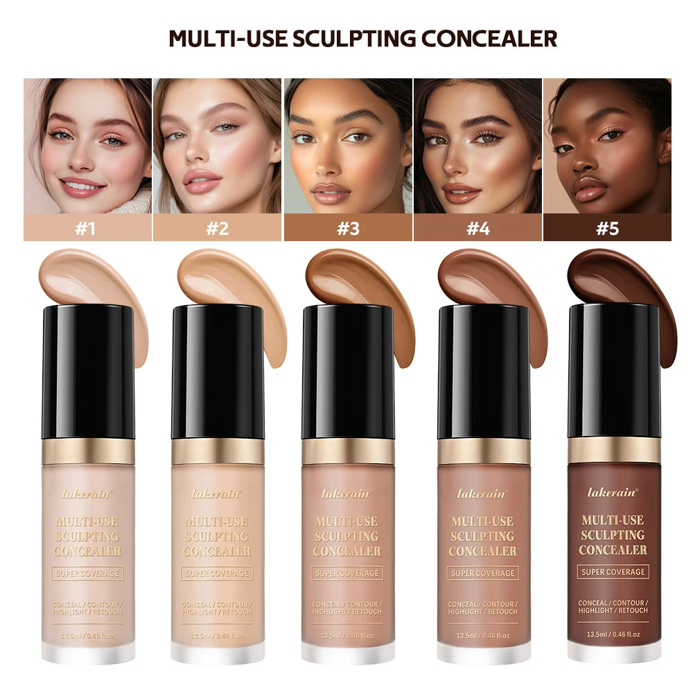 Multi-Use Full Coverage Sculpting Concealer for Face - 3
