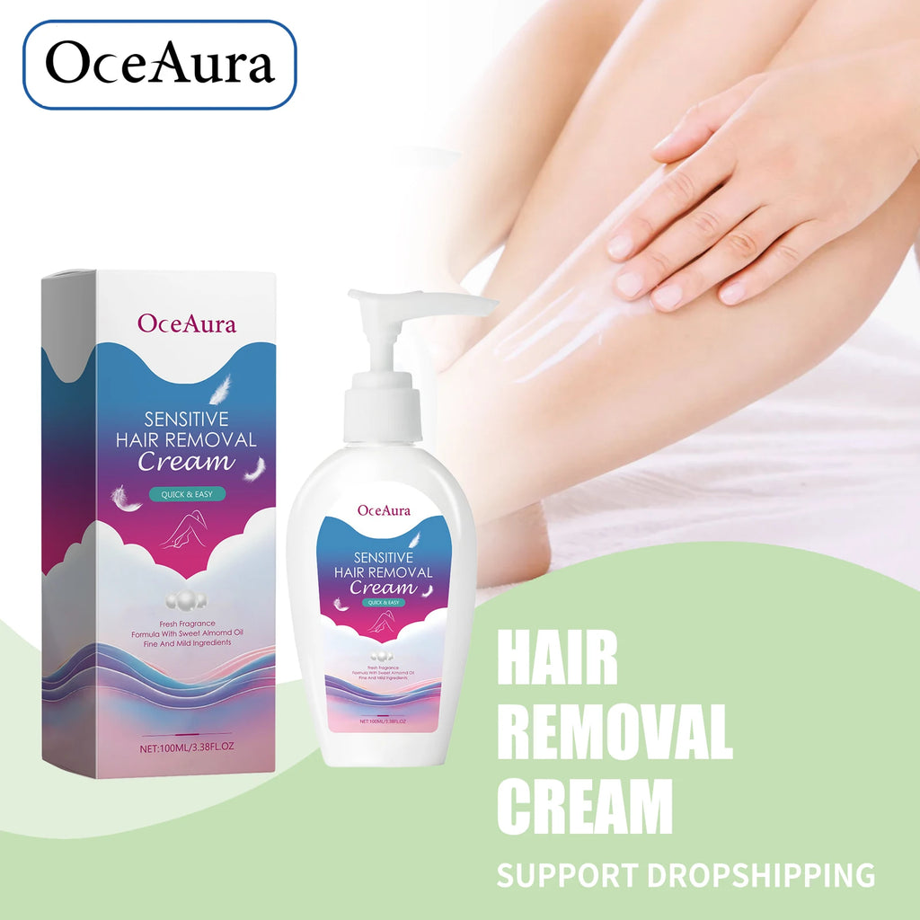 Painless Gentle Hair Removal Cream for Men and Women