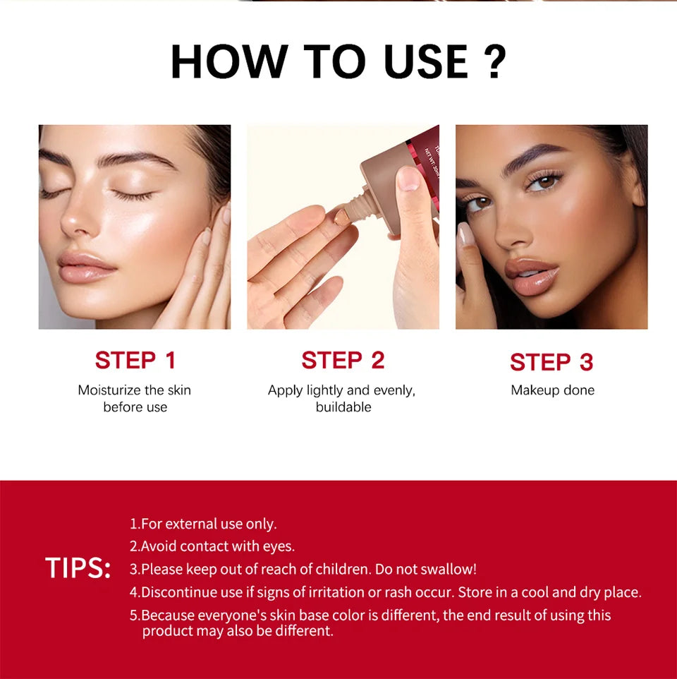 Oil-Control Blurring Foundation Balm for Long-Lasting Matte Finish