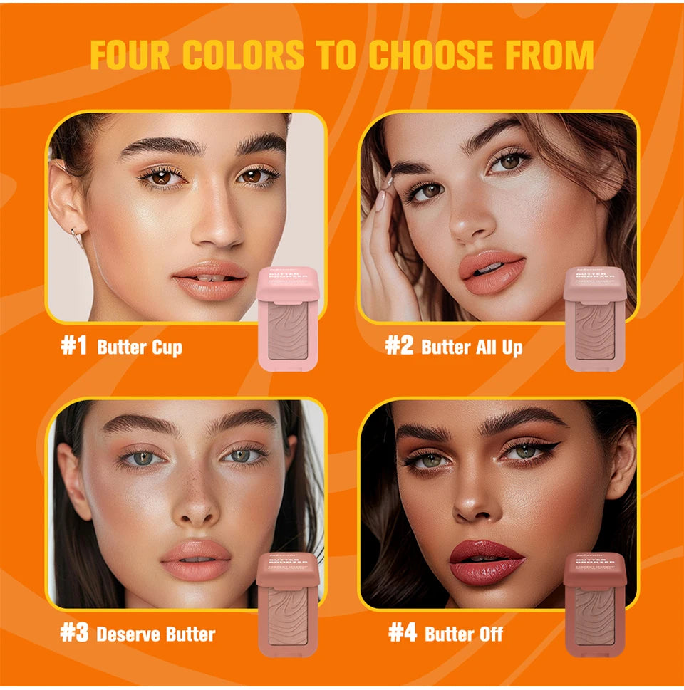Waterproof Butter Bronzer Face Contour Powder